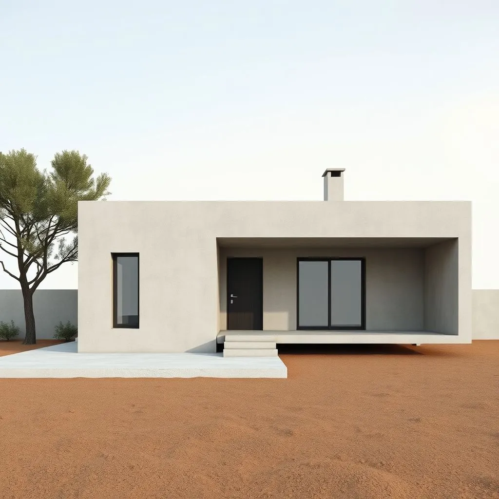 maison en béton préfabriqué